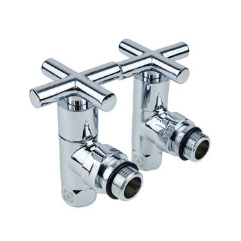 Кран вентильный угловой PN10 НВ 1/2"X1/2"