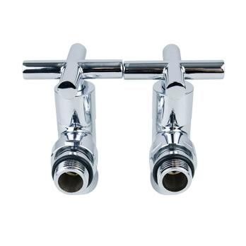 Кран вентильный угловой PN10 НВ 1/2"X1/2"