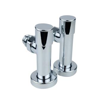 Кран вентильный угловой для полотенцесушителя PN10 НН 1/2"X1/2"