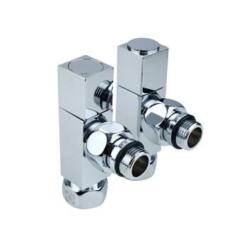 Кран вентильный угловой для полотенцесушителя PN10 НВ 1/2"X1/2"