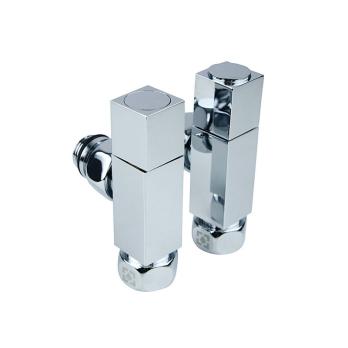 Кран вентильный угловой для полотенцесушителя PN10 НВ 1/2"X1/2"